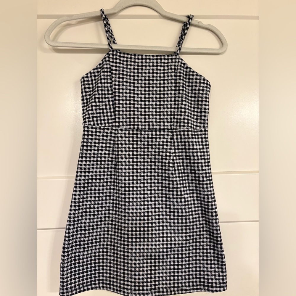 Forever 21 Monochrome Houndstooth Dress